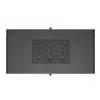 19 colių stelažo spinta LANBERG FF01-6222-23B 22U 600x1200 mm juoda su perforuotomis durelėmis