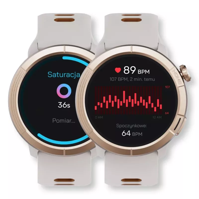Išmanusis laikrodis Stelio STSWA102GT Activ Pro GPS 46mm Gold Titanium