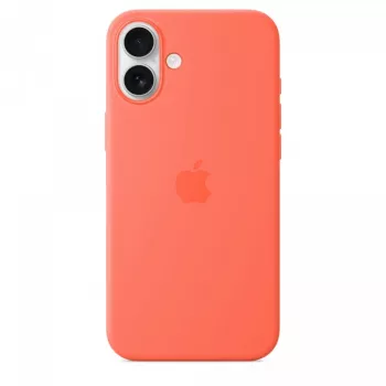 Apple Silikoninis dėklas iPhone 16 Plus su MagSafe - Tangerine
