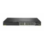HPE Aruba 6300M jungiklis – L3 valdomas – 24 x 1/2,5/5/10GBase-T + 4 x 1/10/25/50 Gb/s SFP56 (aukštyn/rietuvė) – priekiniai prievadai