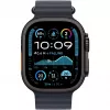 Apple 49mm Navy Ocean Band prailginimas juodas titano apdaila