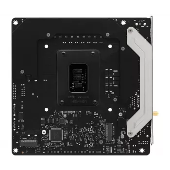 Pagrindinė plokštė ASRock Phantom Gaming Z890I Nova WiFi — Intel Z890, LGA 1851, mini ITX, DDR5, 2x M.2, Wi‑Fi 6E/7, 5Gb LAN, Thunderbolt