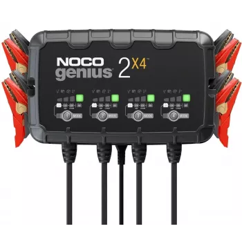 GENIUS2X4 8A 4-Bankų Baterijų Įkroviklis