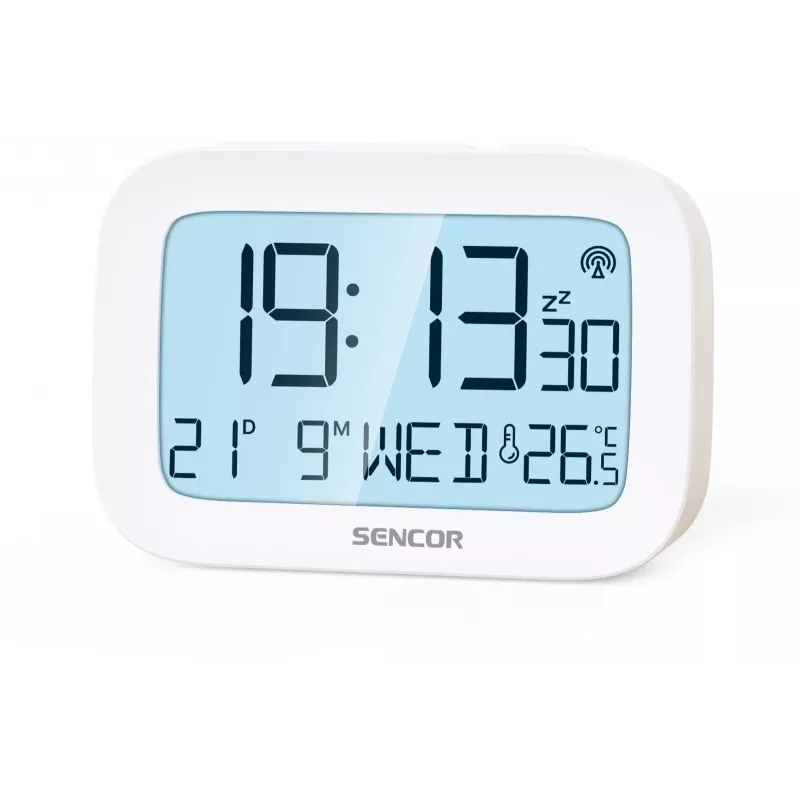 Skaitmeninis žadintuvas SENCOR SRC 2200 su LED ekranu ir baterijų atsargine kopija