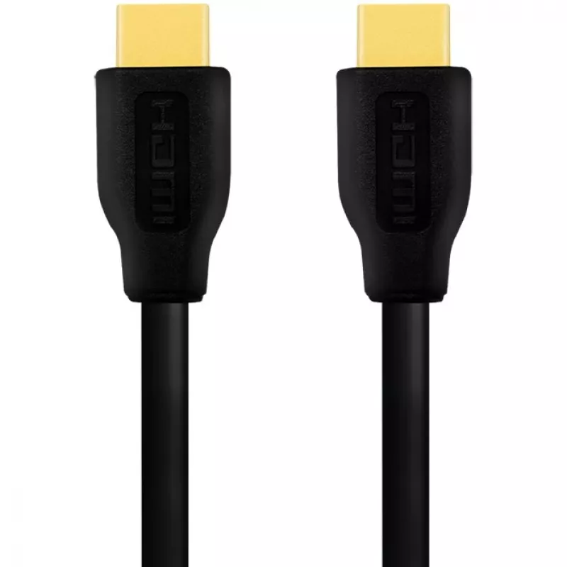 LogiLink CH0100 Premium High Speed HDMI laidas su Ethernet, HDMI 2.0 A tipo kištukas į kištuką, 4K 60 Hz, 18 Gbit/s, 1 m, juodos spalvos
