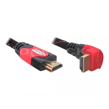 HDMI kabelis DeLOCK 3m HDMI A tipo standartinis juodas raudonas