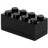 Laikymo dėžutė room copenhagen LEGO Mini Box 8 (juoda) – kompaktiškas organizatorius smulkiems daiktams