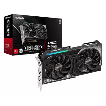 ASRock Radeon RX 9060 XT Challenger 16GB OC GDDR6 vaizdo plokštė
