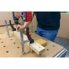 BESSEY spaustuvinis elementas TW20-15-8-KLI, daugiafunkciniams stalams, sidabrinis
