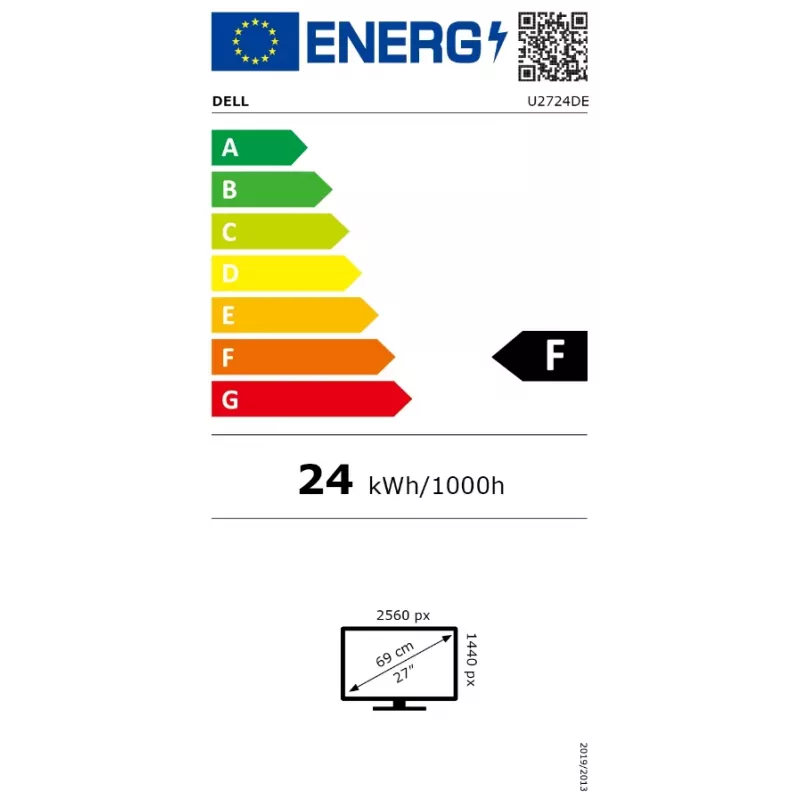 Monitorius Dell U2724DE 27 colių IPS 16:9 120 Hz 8 ms 350 cd/m² sidabrinis, 60 mėnesių garantija