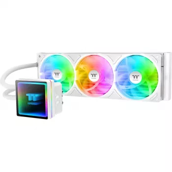 Skysčio aušintuvas CPU THERMALTAKE TH360 V3 ARGB Sync Snow Edition (3x120mm, ARGB, AIO)