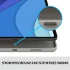 Dėklas su klaviatūra Combo Touch US iPad Pro 11 1,2,3 Gen pilka