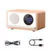 MANTA RDI912W radijo laikrodis Rimini su Bluetooth ir belaidžiu įkrovimu, baltas