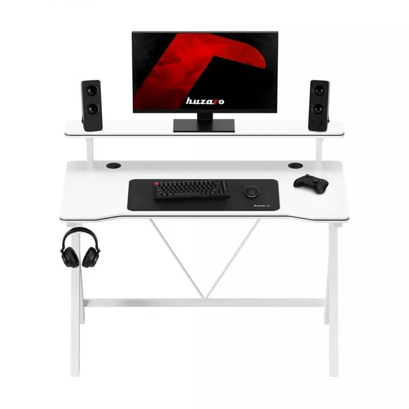Huzaro Hero 1.9 Baltas Gaming Stalas