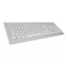 CHERRY DW 8000 belaidis klaviatūros ir pelės rinkinys RF, QWERTZ vokiečių išdėstymas, sidabrinis, baltas