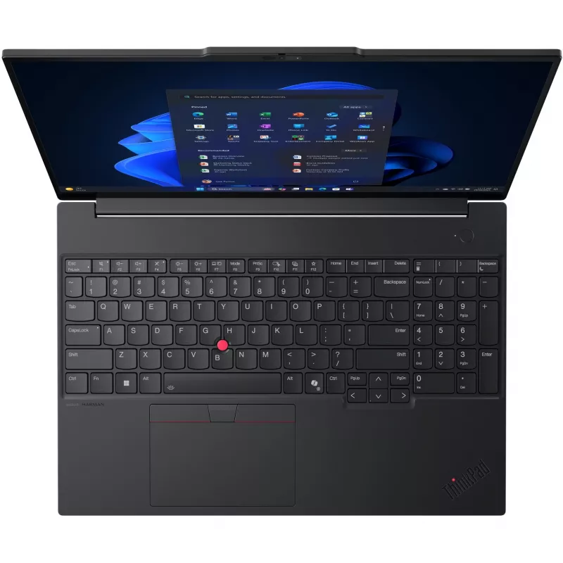 Nešiojamas kompiuteris Lenovo ThinkPad E16 Gen 3 (AMD) AMD Ryzen™ 5 220, 40,6 cm (16 colių) WUXGA, 32 GB DDR5, 1 TB SSD, „Wi-Fi 6E“, „Windows 11 Pro“, juodas