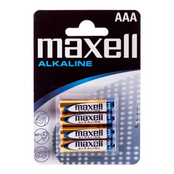 Maxell šarminė baterija LR-03 AAA 4 vnt., vienkartinė