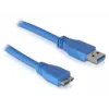 DeLOCK Micro USB 3.0 laidas 1 m, USB A, 5 Gbit/s, mėlynas