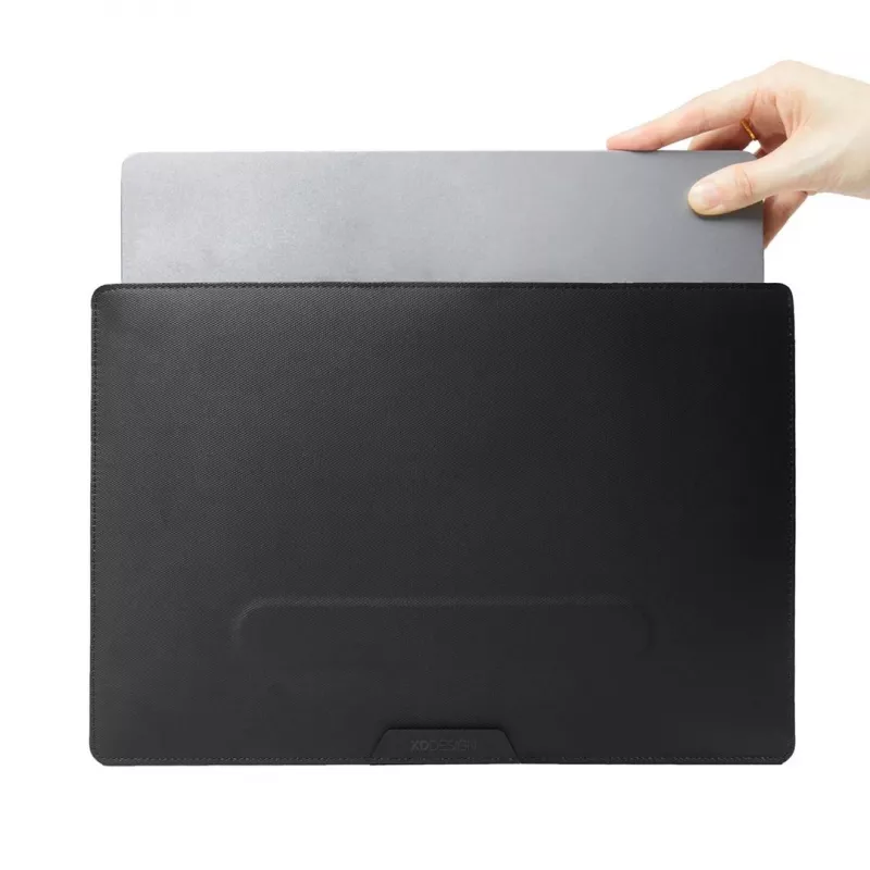 XDDESIGN P706.201 dėklas nešiojamam kompiuteriui 14 colių (35,6 cm) ekranams, juodas, kelioninis maišelis, 414 g