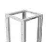 Atviras stovas 19 inch 22U 600x800 pilkas