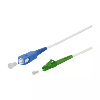 METZ CONNECT OpDAT jungiamasis laidas SC UPC/LC APC OS2 baltas 151P7EOJA20E – vienmodis šviesolaidinis kabelis (151P7EOJA20E)
