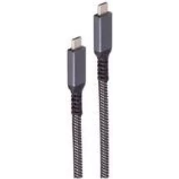 shiverpeaks BS14-75004 USB laidas 1 m USB 3.2 Gen 2 (3.1 Gen 2) USB C juodas - baltas (BS14-75004)