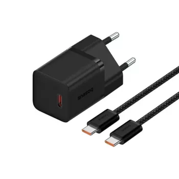Baseus P10110902113-01 USB-C GaN5 mini 30W tinklo įkroviklis Juodas