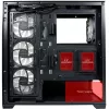 LC-Power korpusas MidiTower 715B juodas USB 3.2 / Audio be maitinimo šaltinio SEAMLESS_X (LC-715B-ON)