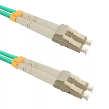Optimis šviesolaidinis laidas LC/UPC - LC/UPC | Daugiamodis | 50/125 | OM4 | Dupleksas | 2 m