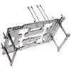 Atviras testinis stovas Streacom BC1 V2 – benchtable korpusas, titano spalva