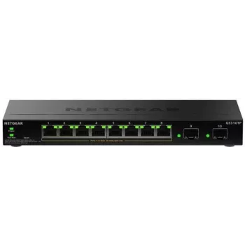 NETGEAR GS310TPv2 valdomas L2/L3 Gigabit Ethernet (10/100/1000) Power over Ethernet (PoE) stalinis komutatorius