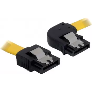 SATA kabelis DeLOCK 82496 30 cm geltonas
