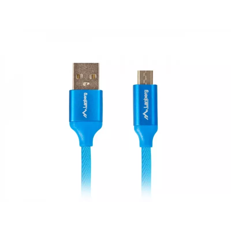 LANBERG USB 2.0 Micro-B (M) - A (M) 1,8 m laidas, palaiko QC