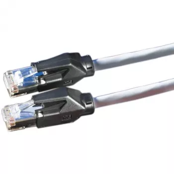 DRAKA Patch Cable Cat.6 Class E S/FTP UC900 TM21 LSOH Pilka 1m