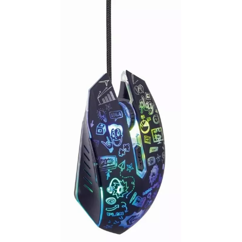 Pelinė USB optinė juoda MUS-6B-GRAFIX-01 Gembird