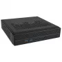 Akasa Cypher MX3 Mini Tower - korpusas - SGCC - juodas - Thin Mini-ITX - kietasis diskas - maitinimas (A-ITX38U3-M1B)
