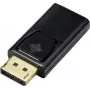 Renkforce RF-4746622 vaizdo kabelio adapteris DisplayPort į HDMI, juodas