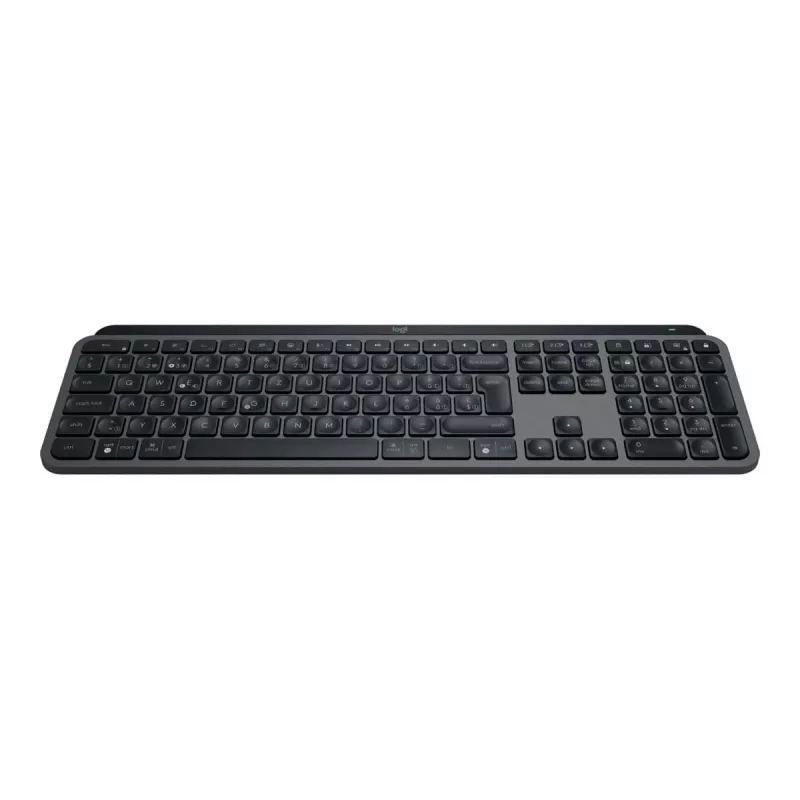Logitech MX Keys S belaidė klaviatūra RF + Bluetooth QWERTZ Šveicarijos išdėstymas grafitas (920-011571)