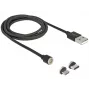 USB laidas DeLOCK 85723 USB 2.0 1,1 m USB A USB C / Micro-USB B juodas