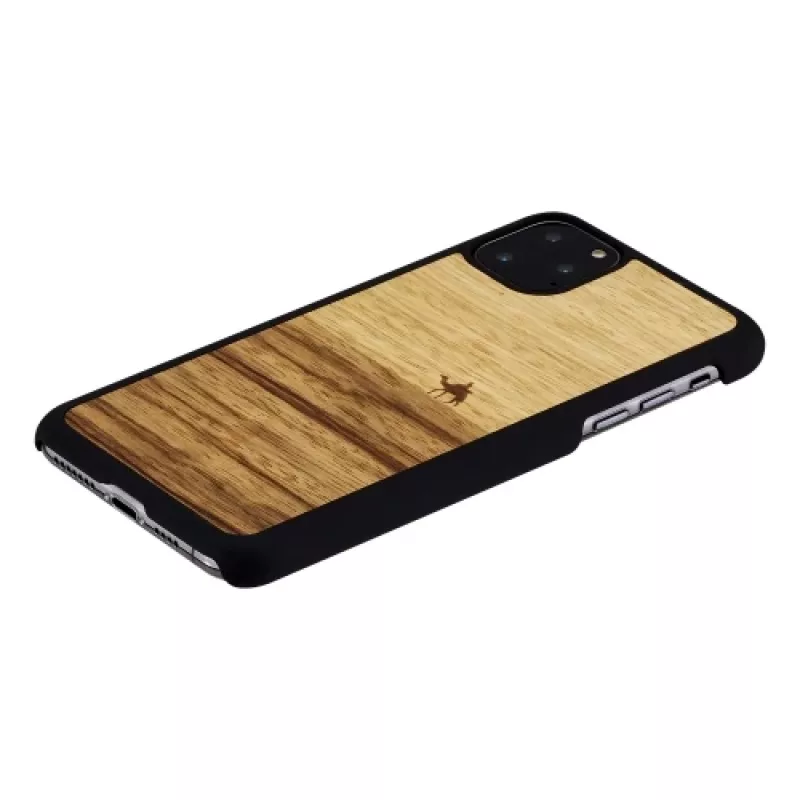 Dėklas iš natūralios medienos iPhone 11 Pro Max – terra black
