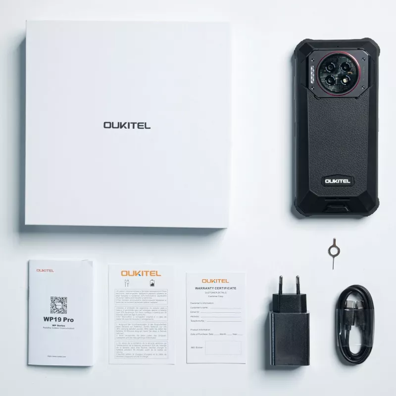 Išmanusis telefonas Oukitel WP19 Pro 6,78 colio 8GB/256GB juodas