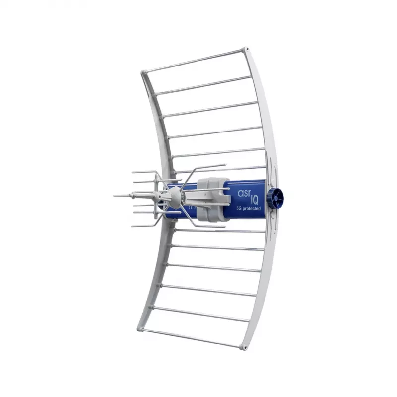 Išorinė DVB‑T/T2 antena ASR IQ 5G 700 PROTECTED 2023 su ZZA‑7 maitinimo bloku (Telkom Telmor)