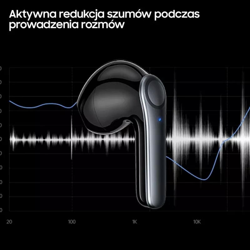 Ausinės USAMS TWSXH Series Dual Mic belaidės mėlynos BHUXH03