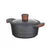 Puodas Resto Kitchenware Capella 2,6 L apvalus juodas medis