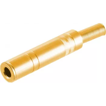 Mono 6,3 mm lizdo jungtis ShiverPeaks 50800-G auksuota