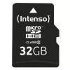 INTENSO atminties kortelė MICRO SDHC 32GB C10 su adapteriu 3413480