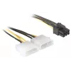 Maitinimo laidas PCI Express plokštei DeLOCK 82315 0,15 m