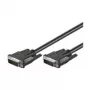 Wentronic Goobay DVI-D FullHD kabelis Dual Link, juodas, 5 m - DVI-D kištukas Dual-Link (24+1 kaištis) > DVI-D kištukas Dual-Link (24+1 kaištis) (68084)