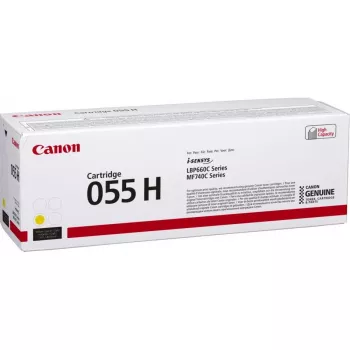 Kasetė su toneriu Canon CRG-055HY geltona 5900 puslapių