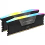 64 GB DDR5-5600 (2x 32 GB) dviejų modulių rinkinys, juoda, Vengeance RGB, INTEL XMP